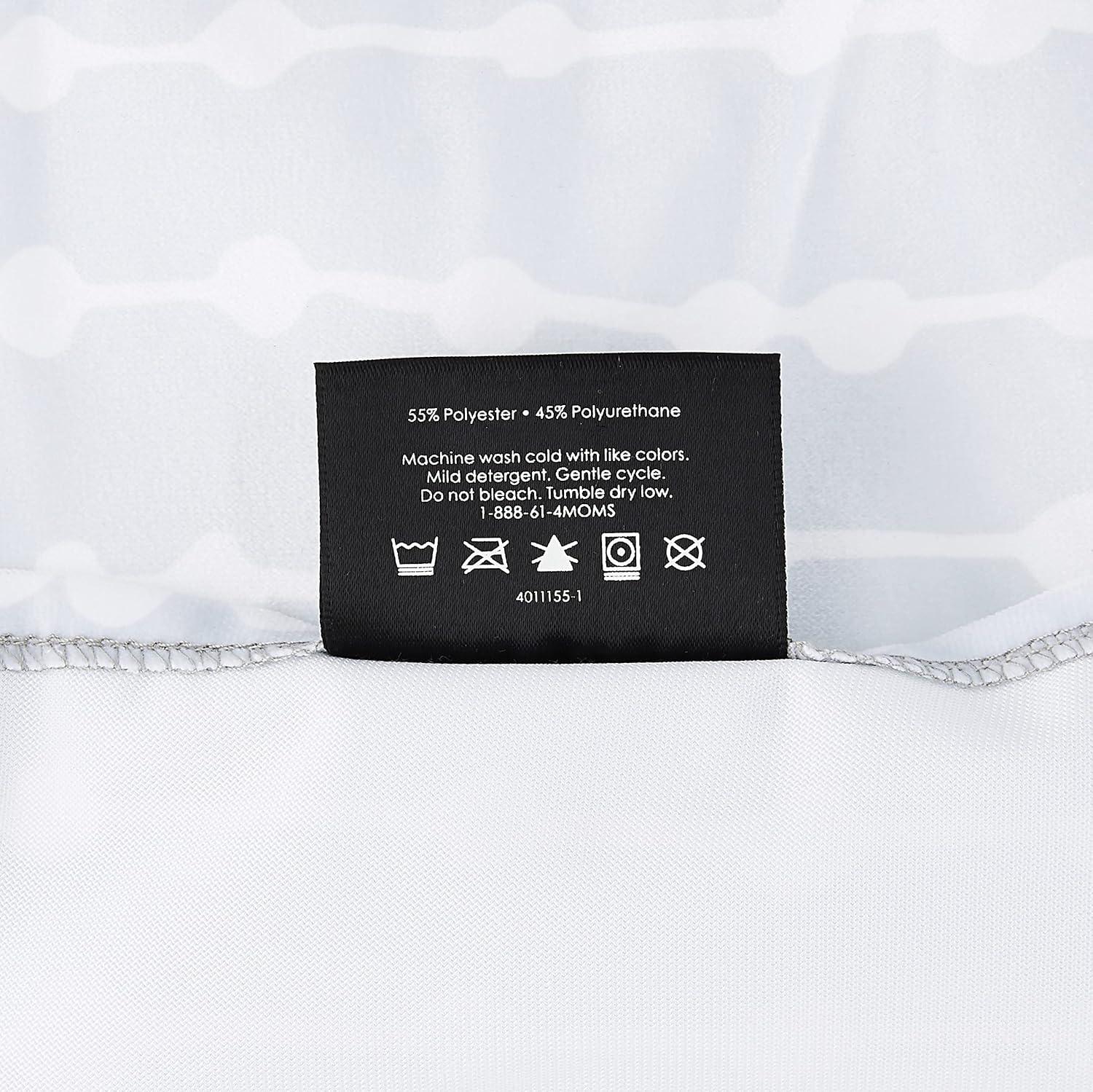 image4moms Breeze Bassinet Sheets Machine Washable and 100 Cotton WhiteGrey