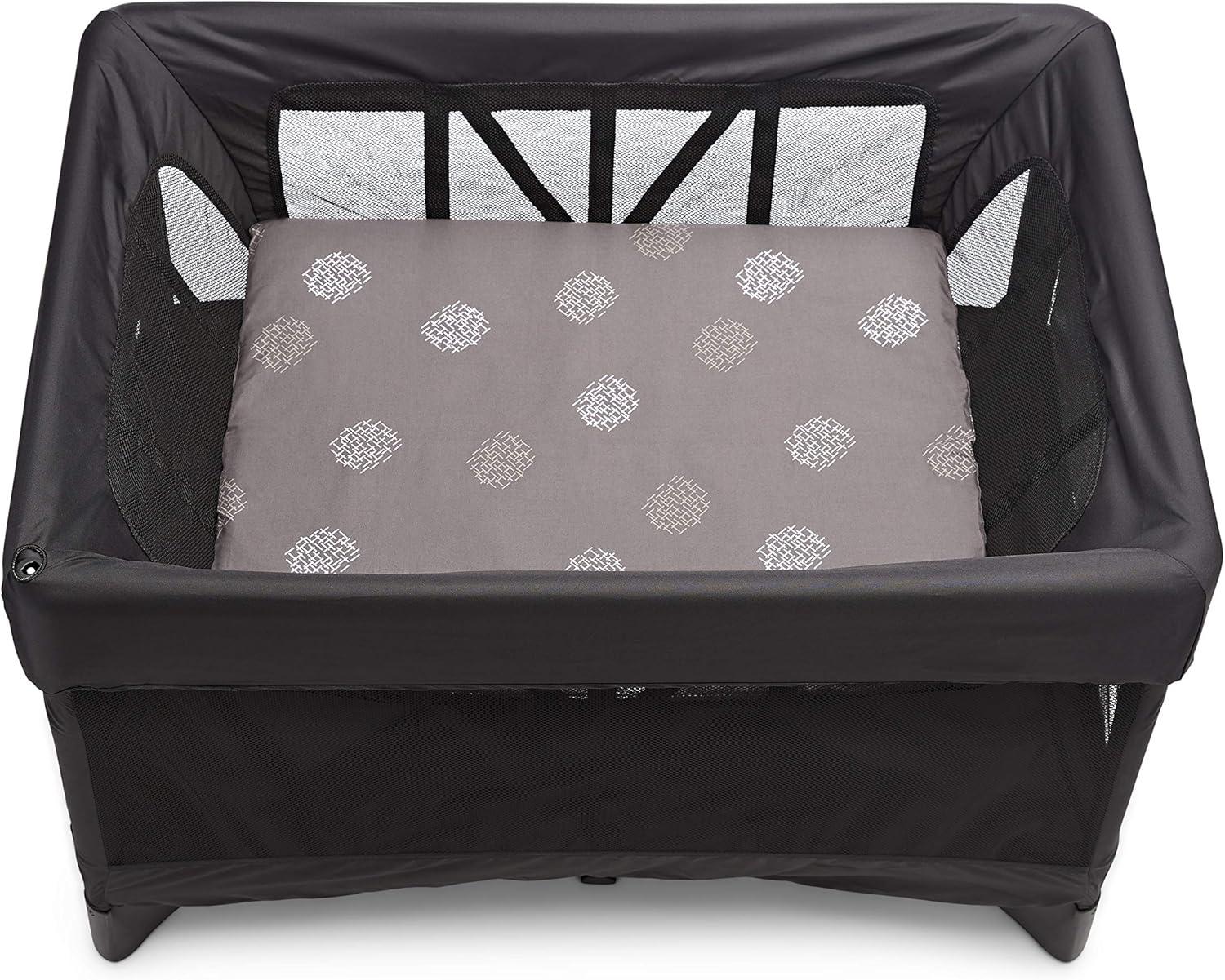 image4moms Breeze Bassinet Sheets Machine Washable and 100 Cotton WhiteWhite  Grey