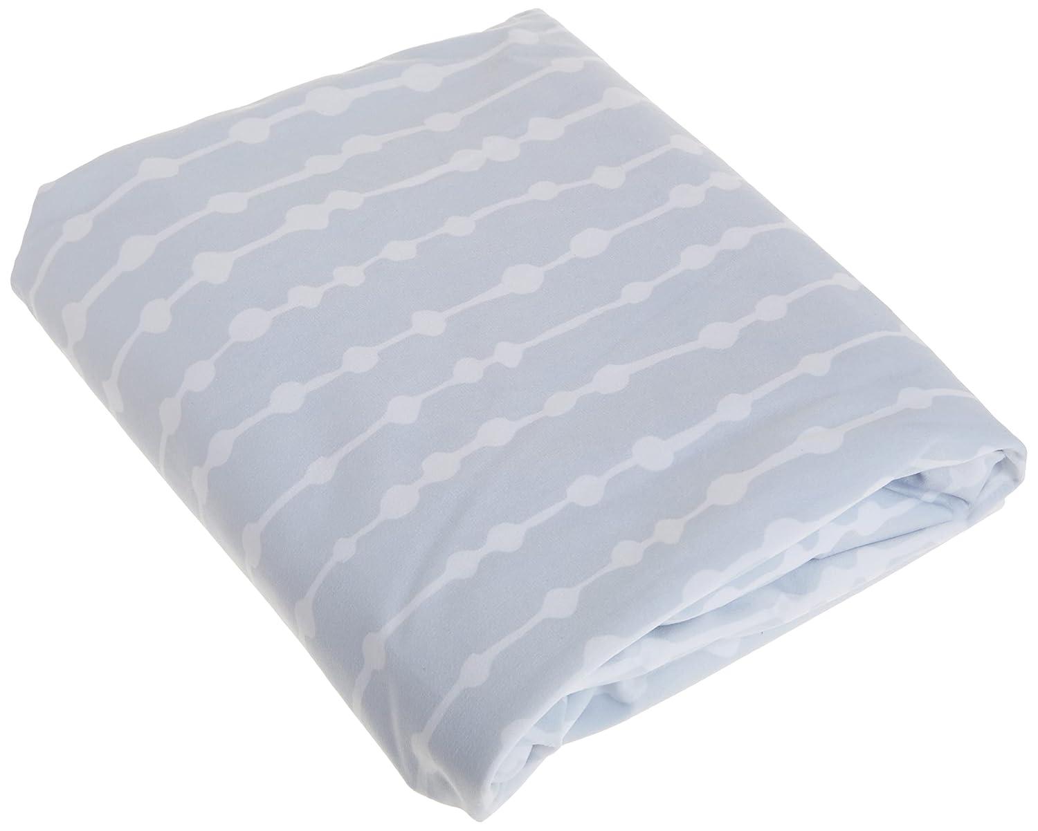 image4moms Breeze Playard Sheets Machine Washable and 100 Cotton WhiteGrey