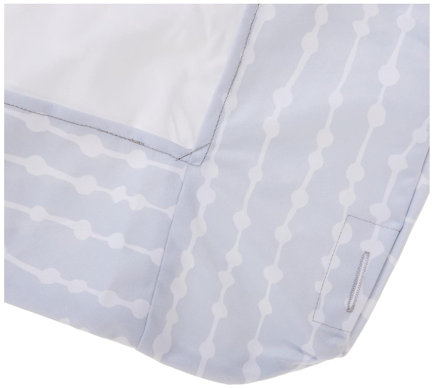 image4moms Breeze Playard Sheets Machine Washable and 100 Cotton WhiteGrey