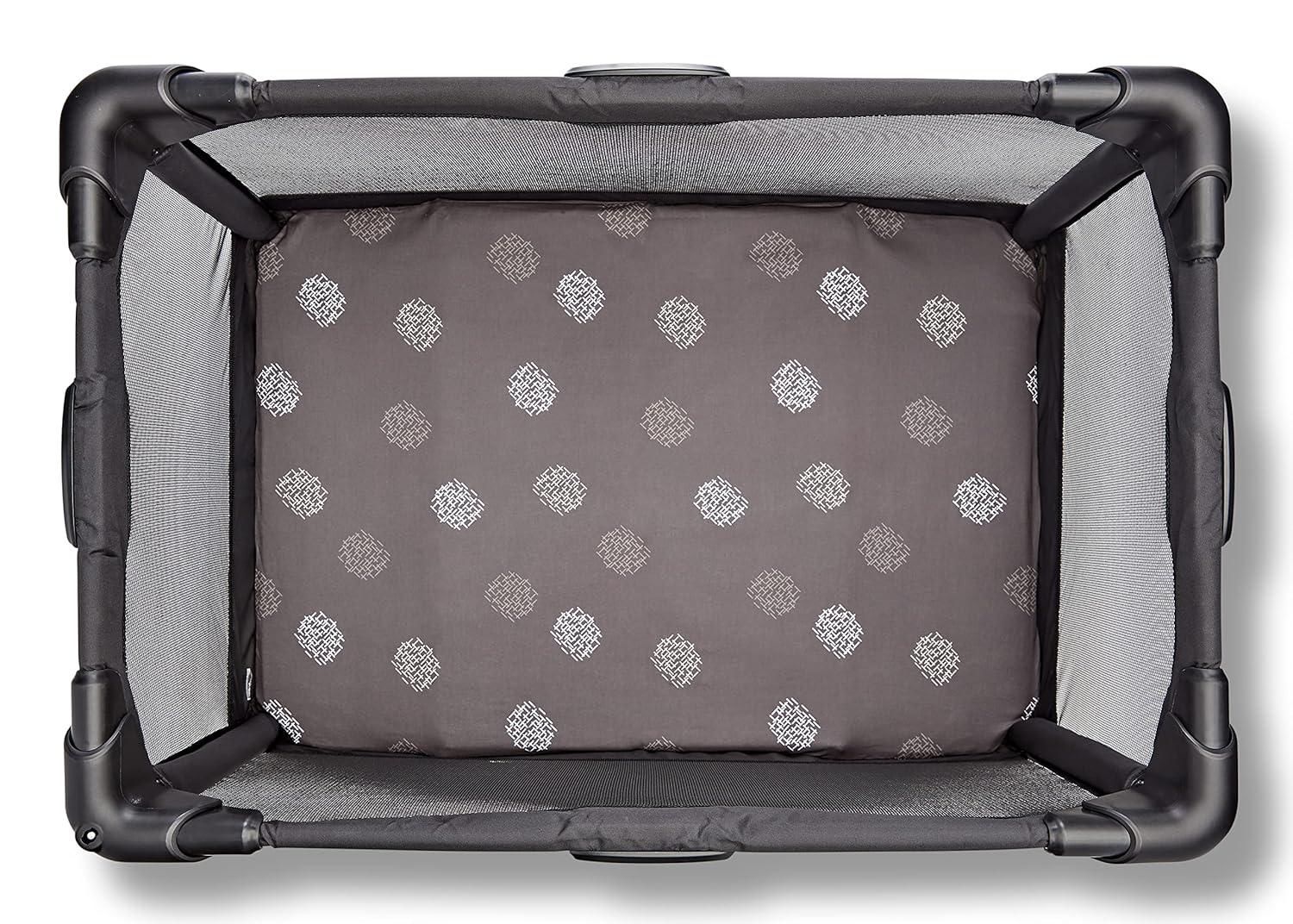 image4moms Breeze Playard Sheets Machine Washable and 100 Cotton WhiteWhite  Grey