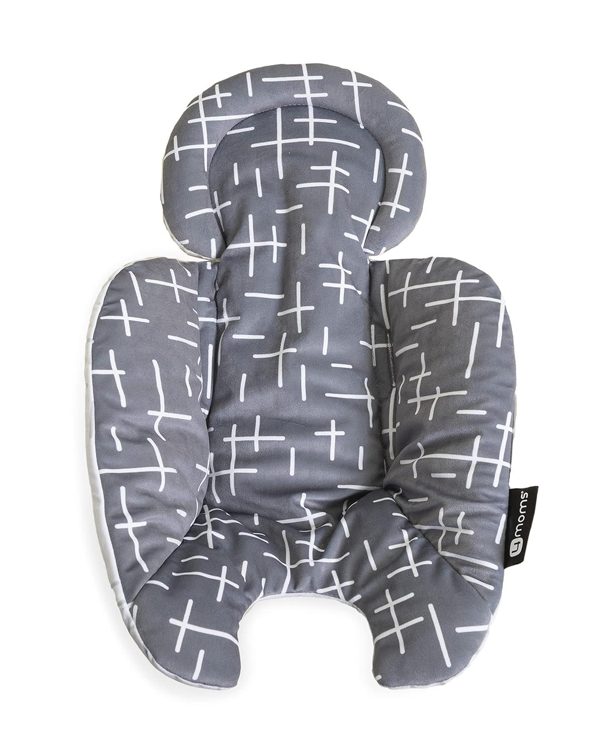 image4moms MamaRoo MultiMotion Baby Swing in Classic Grey with Plush Infant Insert Dark GreySwing  Plush Fabric