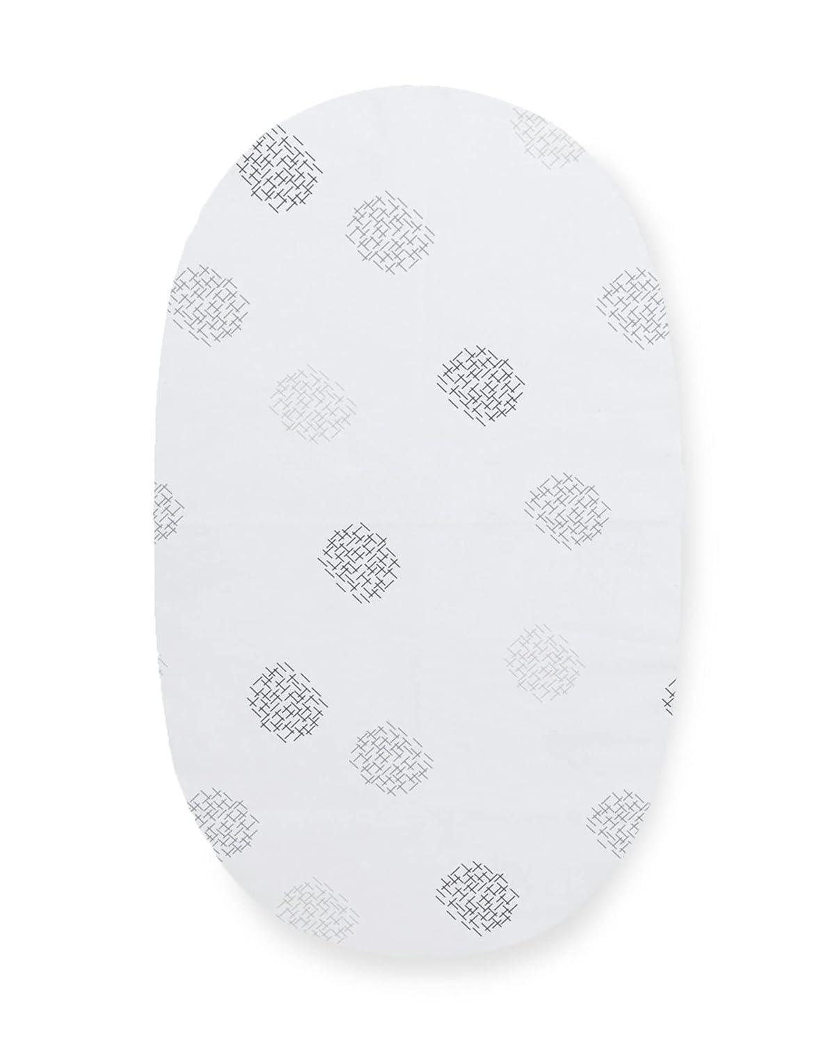 image4moms MamaRoo Sleep Bassinet Sheets Machine Washable and 100 Cotton WhiteWhite