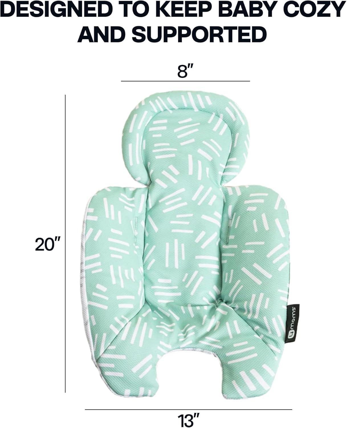 image4moms RockaRoo and MamaRoo Infant Insert Machine Washable Cool Mesh Fabric Reversible Design MintMint