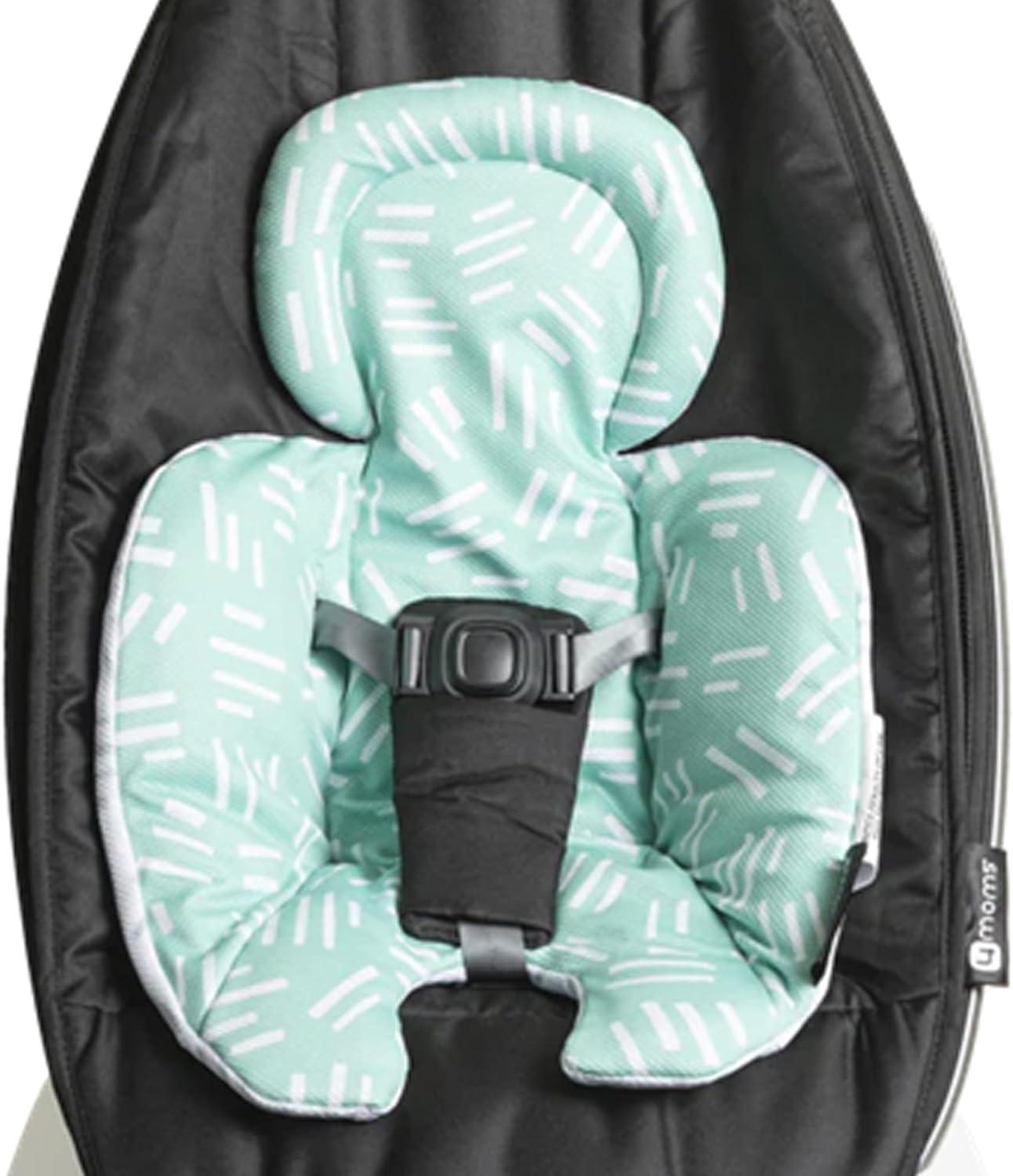 image4moms RockaRoo and MamaRoo Infant Insert Machine Washable Cool Mesh Fabric Reversible Design MintMint