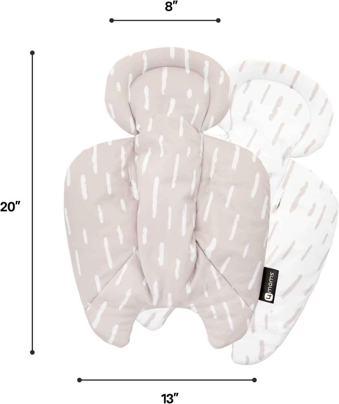 image4moms RockaRoo and MamaRoo Infant Insert Machine Washable Cool Mesh Fabric Reversible Design MintSand