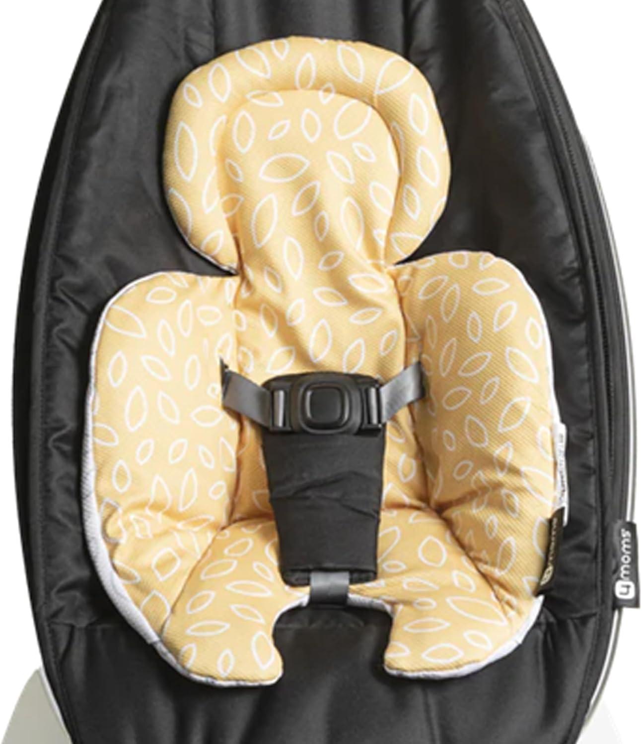 image4moms RockaRoo and MamaRoo Infant Insert Machine Washable Cool Mesh Fabric Reversible Design MintYellow