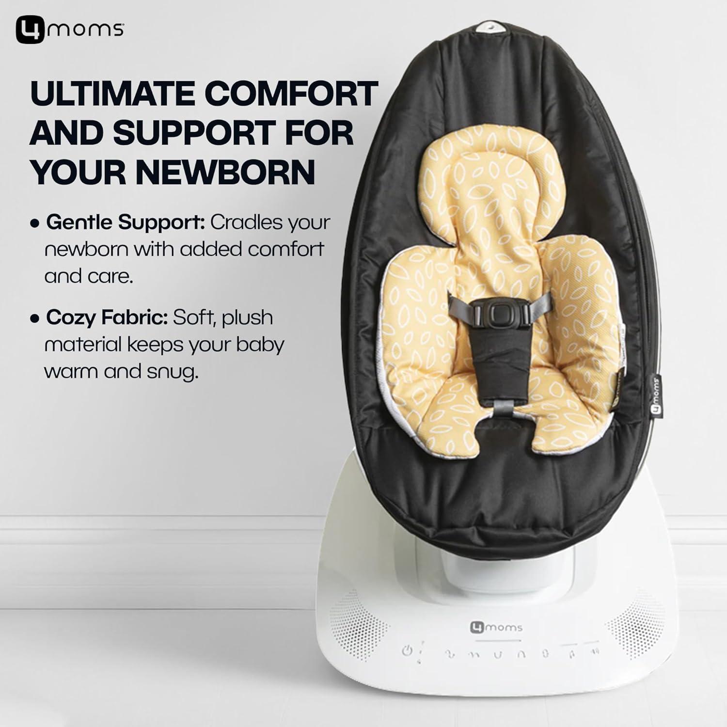 image4moms RockaRoo and MamaRoo Infant Insert Machine Washable Cool Mesh Fabric Reversible Design MintYellow