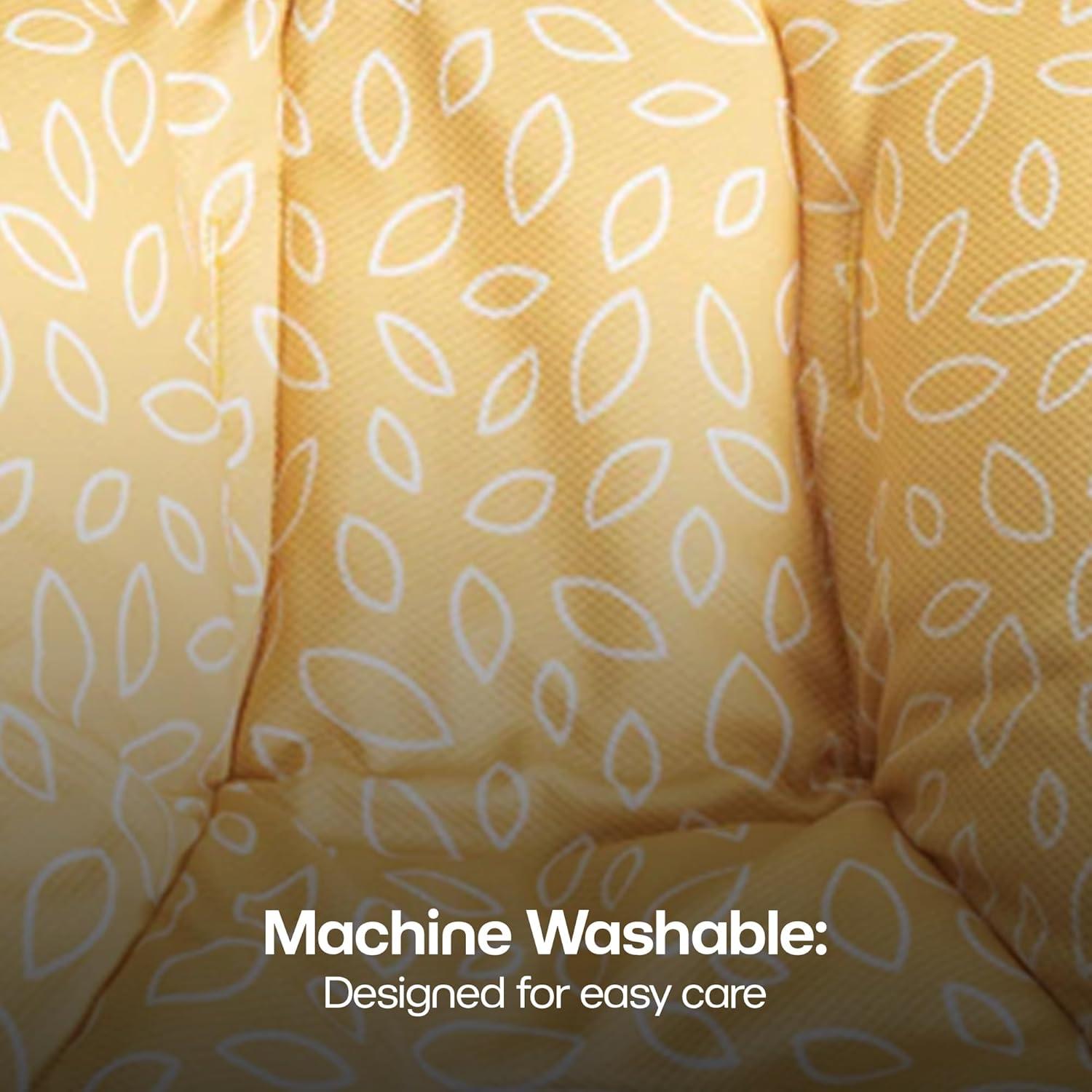 image4moms RockaRoo and MamaRoo Infant Insert Machine Washable Cool Mesh Fabric Reversible Design MintYellow