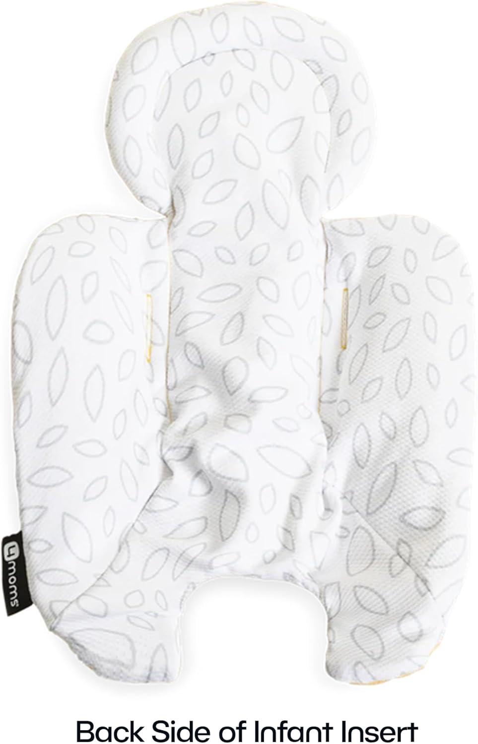 image4moms RockaRoo and MamaRoo Infant Insert Machine Washable Cool Mesh Fabric Reversible Design MintYellow