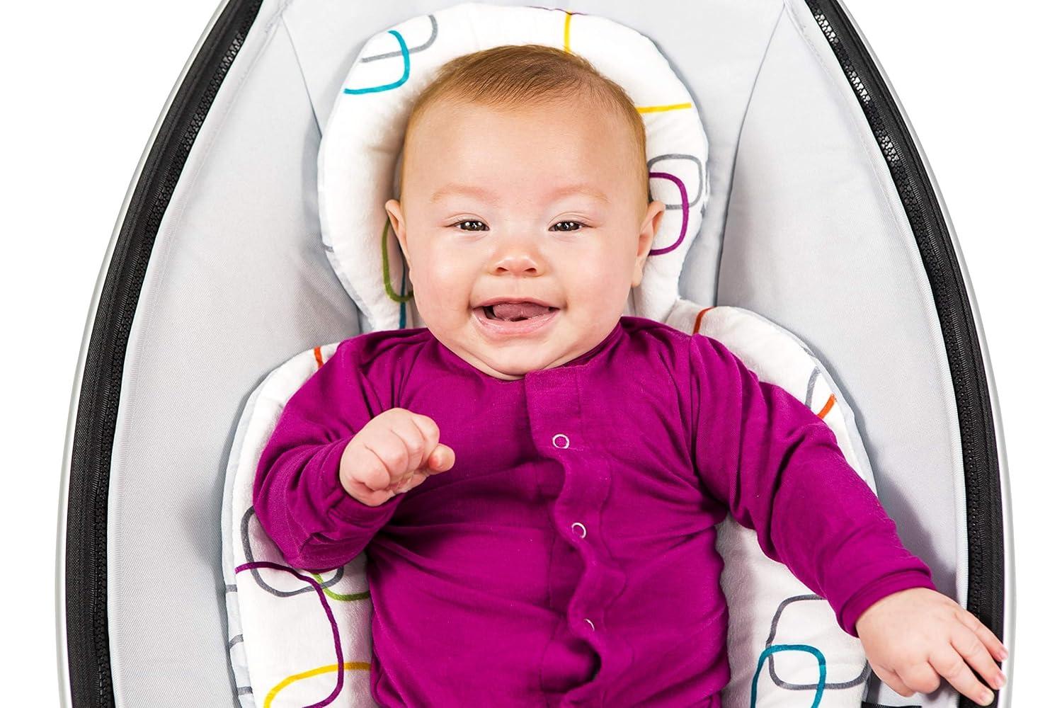 image4moms RockaRoo and MamaRoo Infant Insert Machine Washable Soft Plush Fabric Reversible DesignNewborn  2 Count Pack of 1