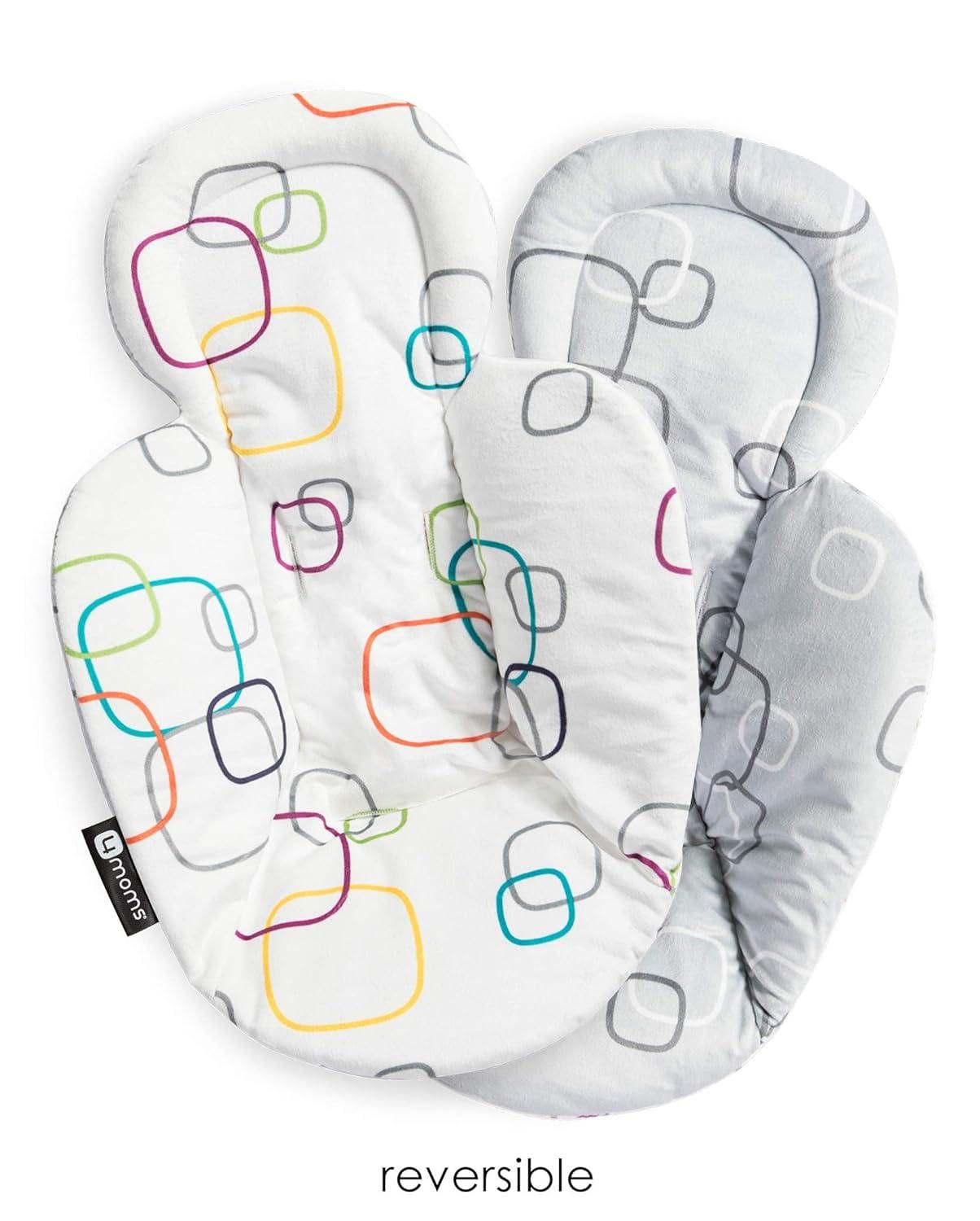 image4moms RockaRoo and MamaRoo Infant Insert Machine Washable Soft Plush Fabric Reversible DesignNewborn  2 Count Pack of 1