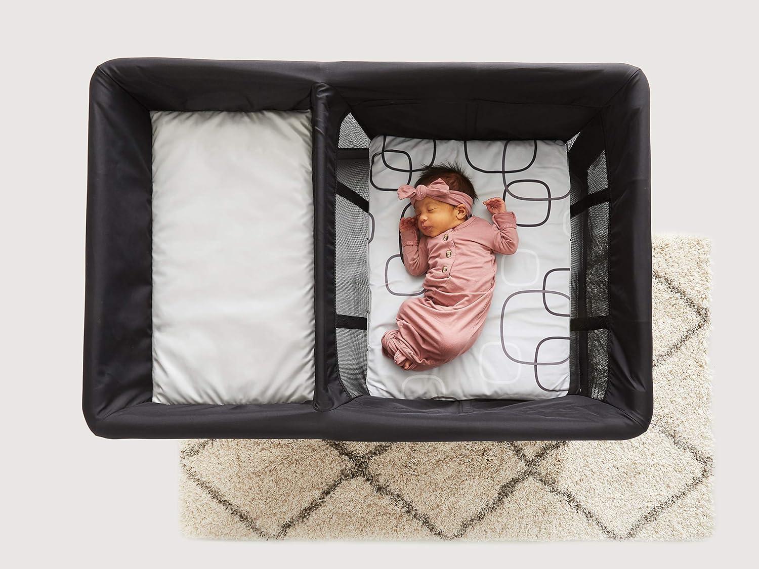 image4moms breeze Bassinet Sheets For Baby Bassinets and Furniture Waterproof Machine Washable Soft Plush Fabric SilverWhite 1 Count Pack of 1SilverWhite