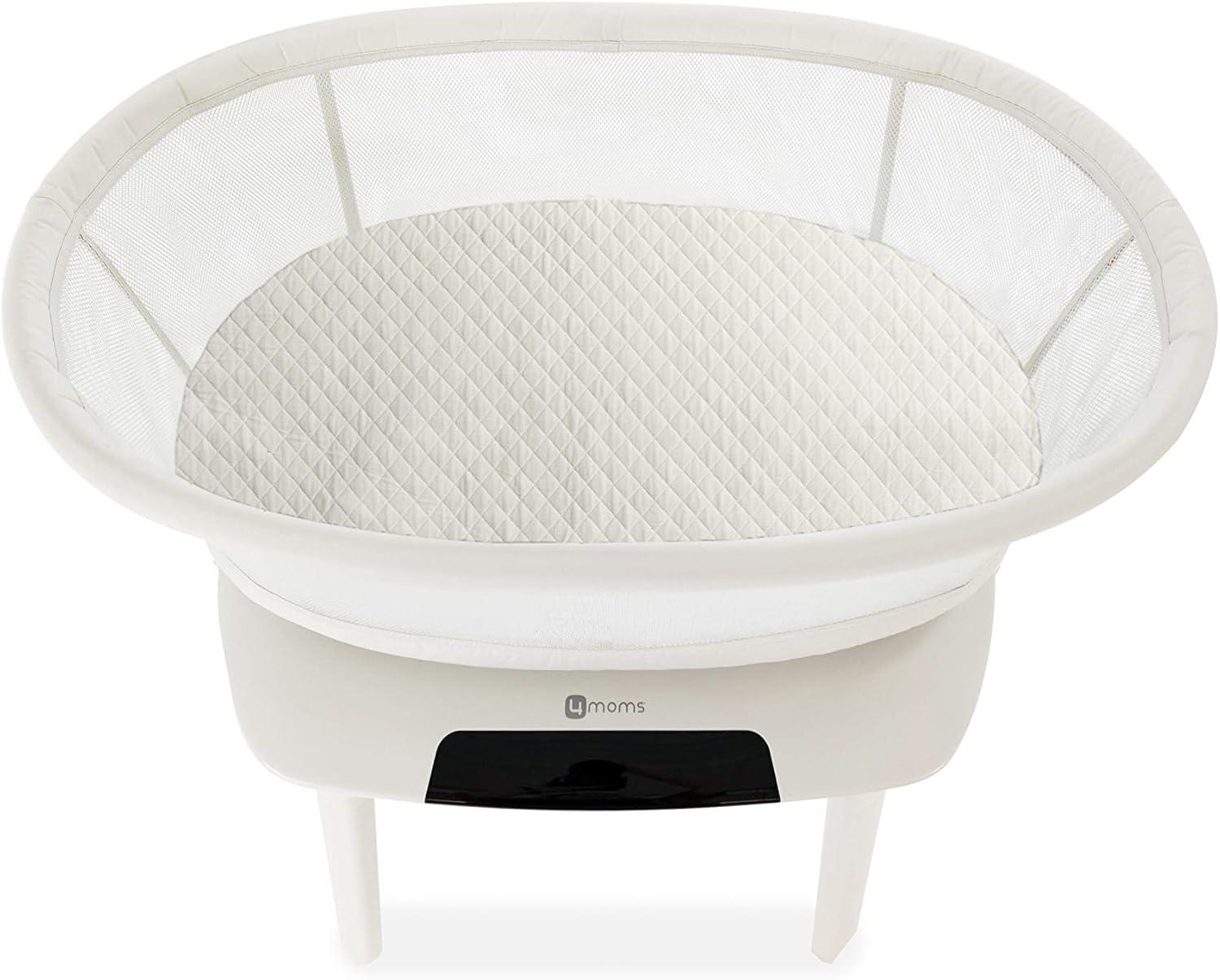 image4moms mamaRoo Sleep Bassinet Waterproof Mattress Cover White1 Count Pack of 1