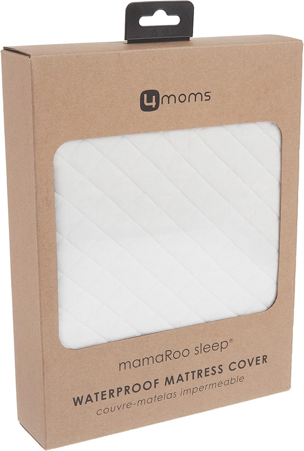 image4moms mamaRoo Sleep Bassinet Waterproof Mattress Cover White1 Count Pack of 1