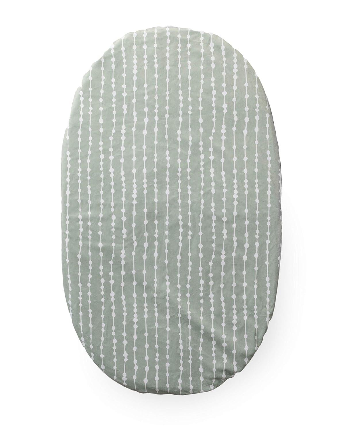 image4moms mamaRoo Sleep Waterproof Bassinet Sheet  Beads SageSage