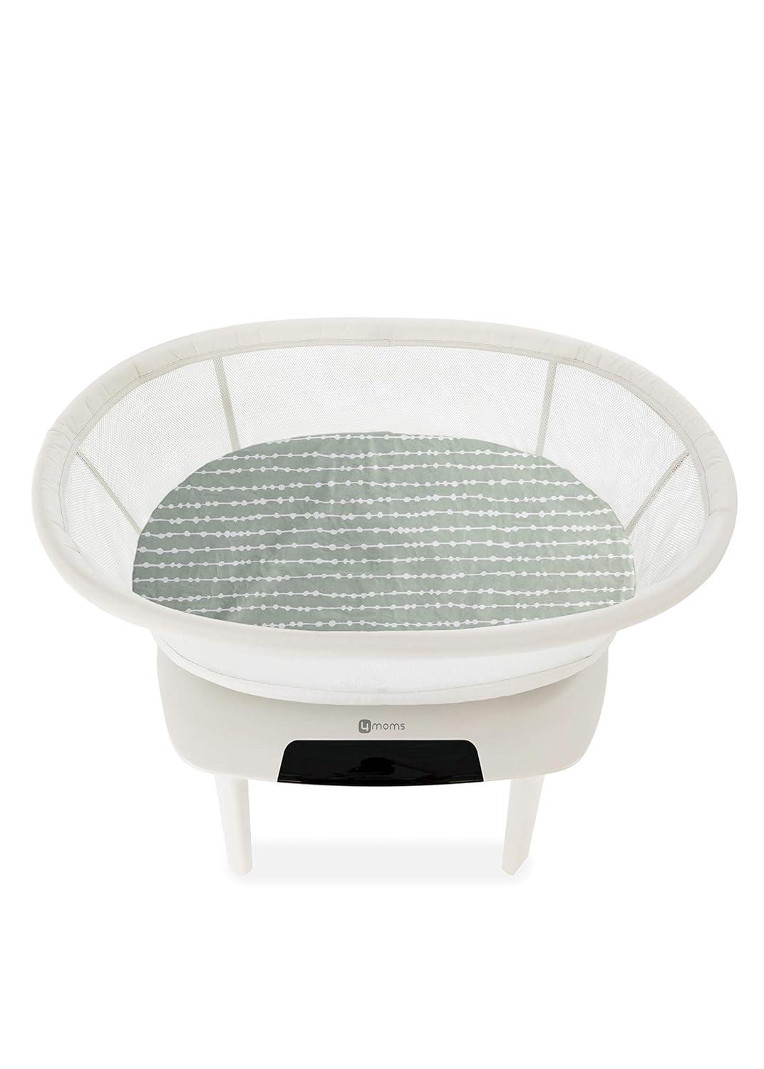 image4moms mamaRoo Sleep Waterproof Bassinet Sheet  Beads SageSage