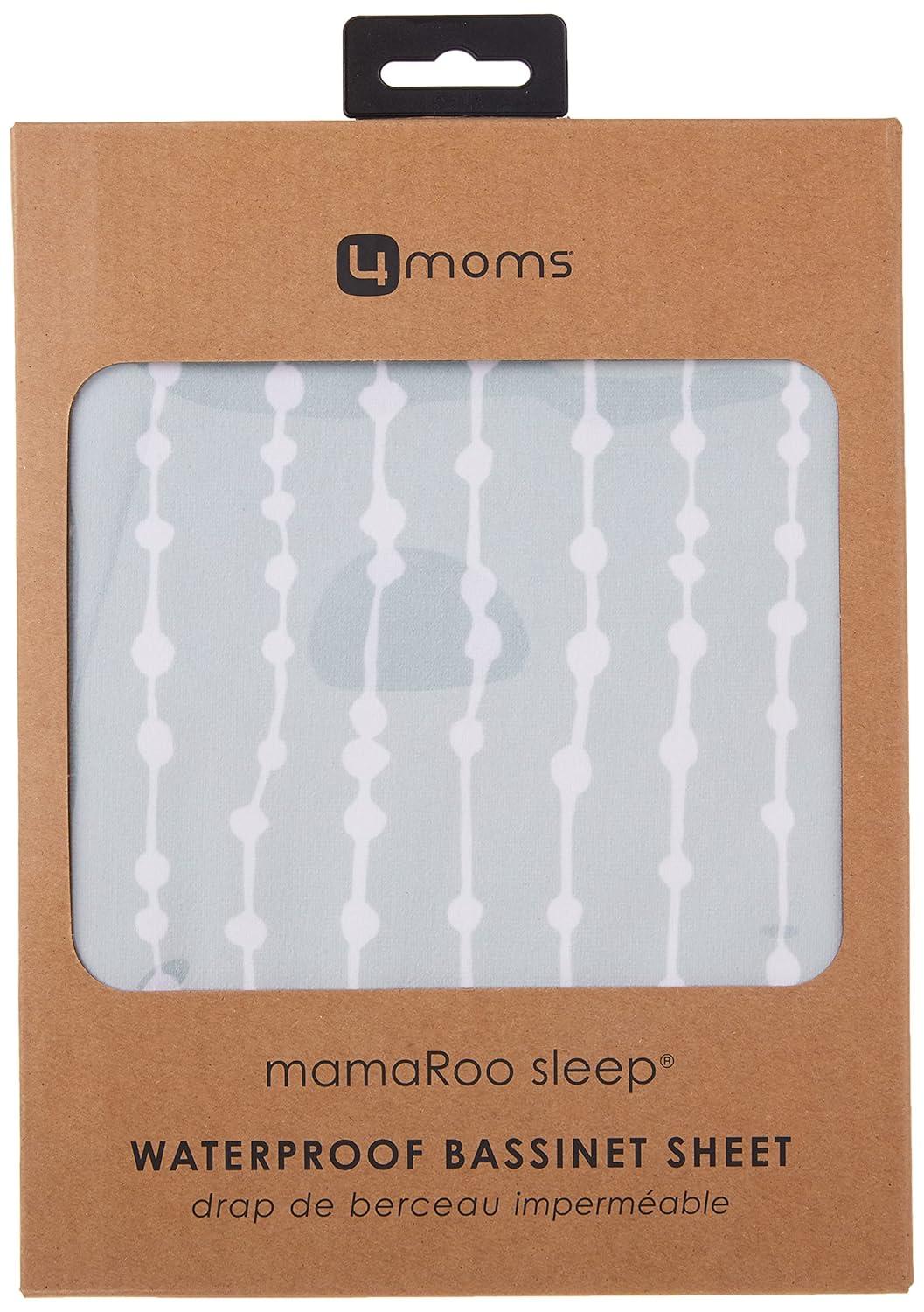 image4moms mamaRoo Sleep Waterproof Bassinet Sheet  Beads SageSage