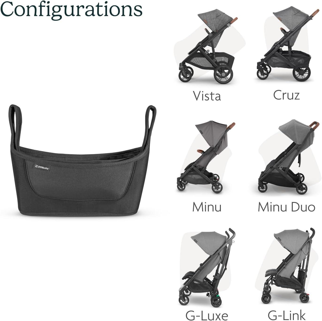 imageUPPAbaby CarryAll Parent Organizer  Fits on Vista Cruz Minu Minu Duo GSeries Strollers  Secure Zippered Pocket  Beverage Compartments1 Count Pack of 1