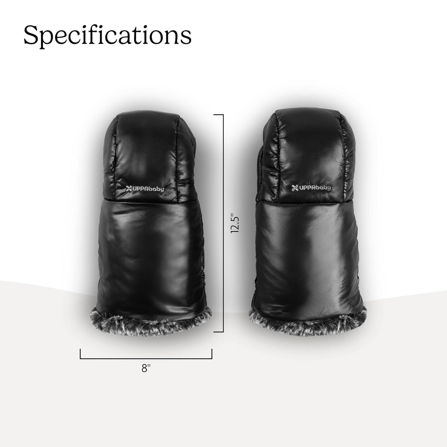 imageUPPAbaby CozyHandmuff  Easily Attaches to Stroller Handlebars  UltraPlush WeatherProof Hand Protection  Callum Stone BlueLyla Onyx Nylon