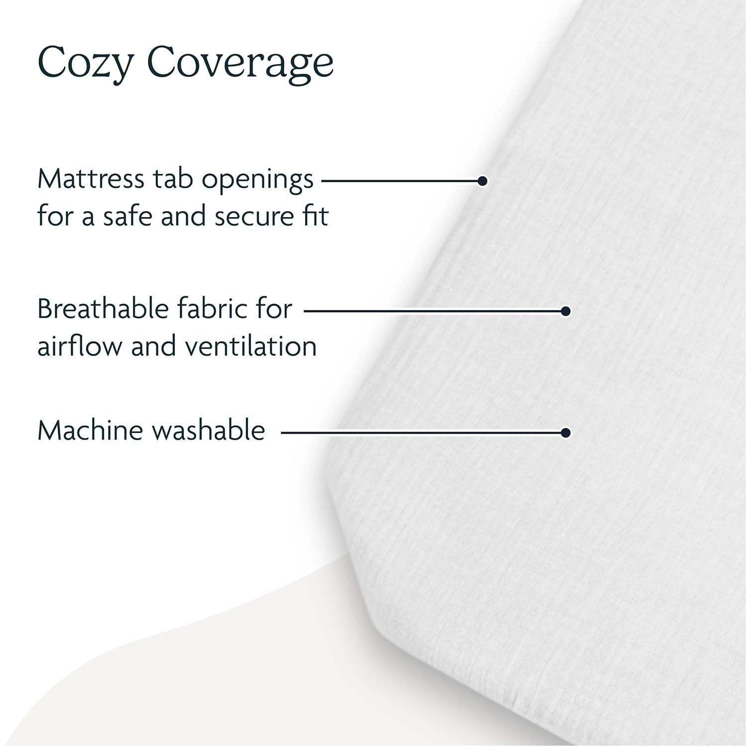 imageUPPAbaby Mattress Cover for Remi PlayardSoft and BreathableMachine WashableOrganic CottonFull