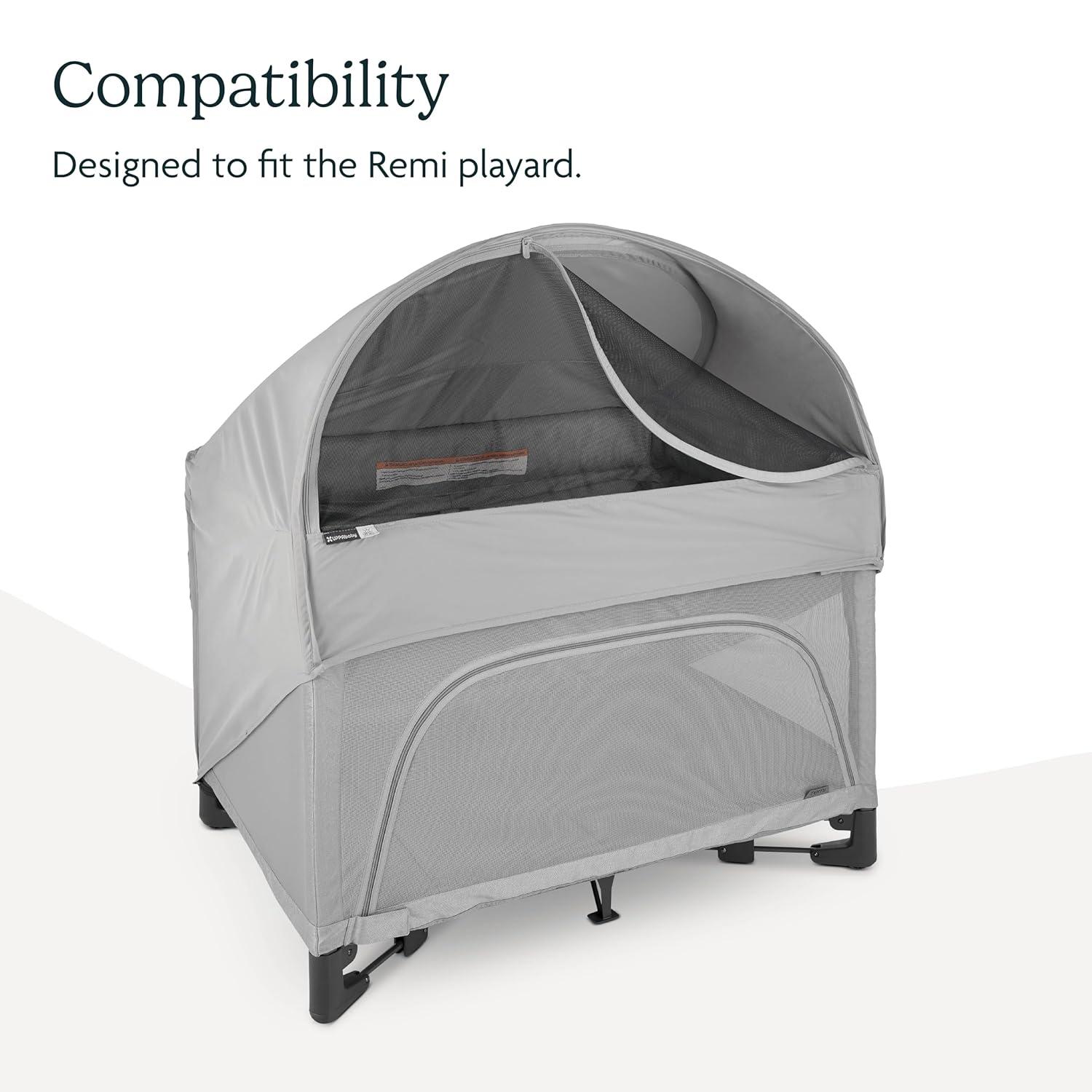 imageUPPAbaby Remi Canopy  Sun  Bug Protection  Ventilated Cover for Indoor or Outdoor Use  Folds Compactly for Travel