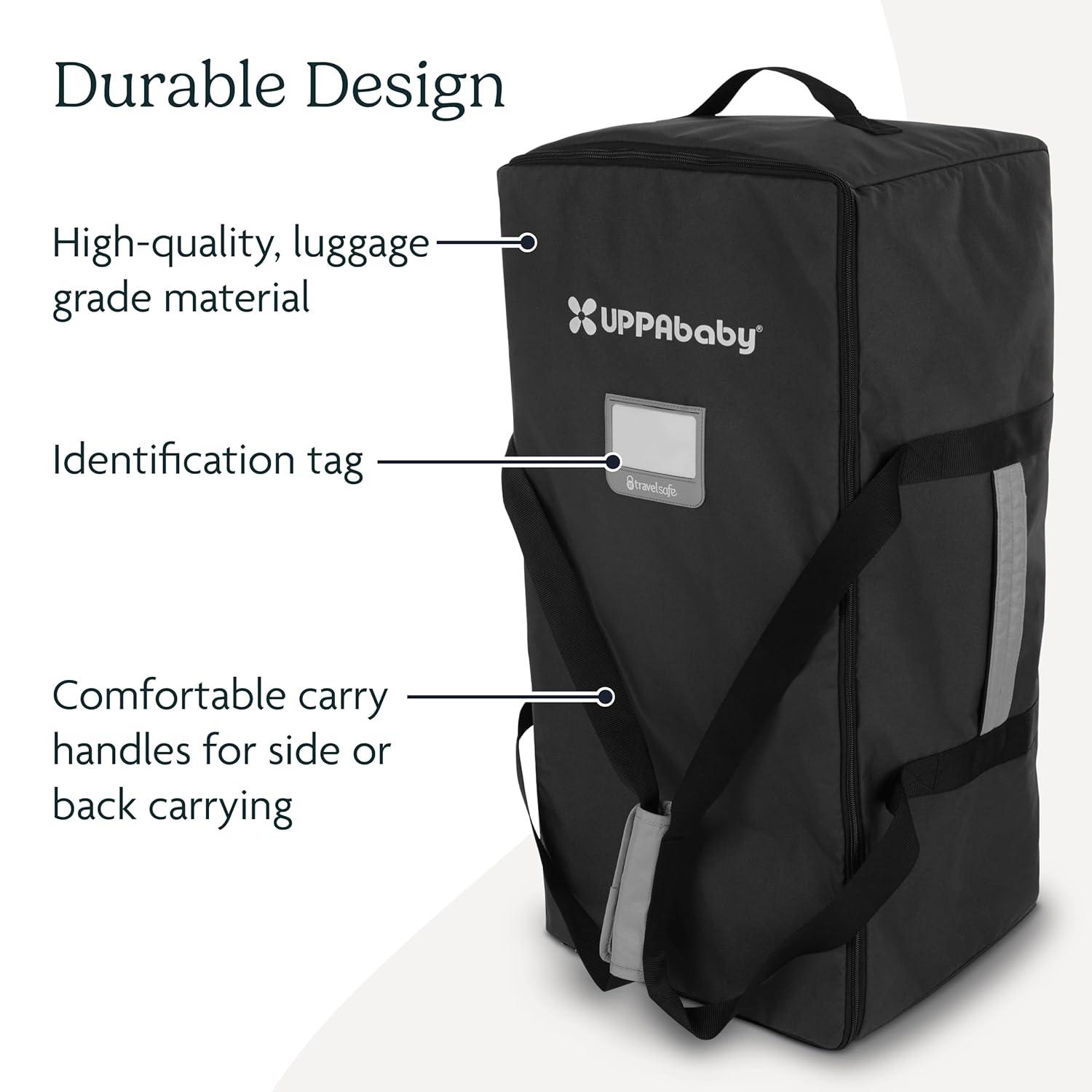 imageUPPAbaby Travel Bag for Remi Playard  Fits Playard Mattress Bassinet and Sheet  EasyCarry Handles  Durable Design with TravelSafe Protection