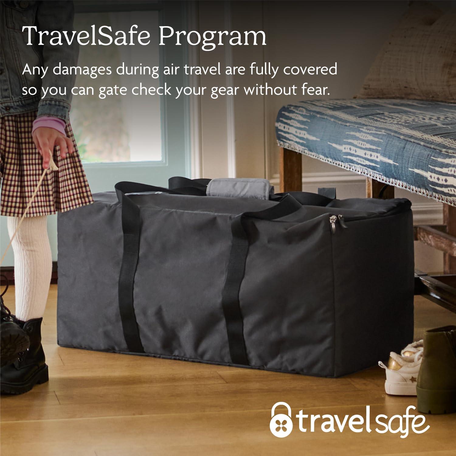 imageUPPAbaby Travel Bag for Remi Playard  Fits Playard Mattress Bassinet and Sheet  EasyCarry Handles  Durable Design with TravelSafe Protection