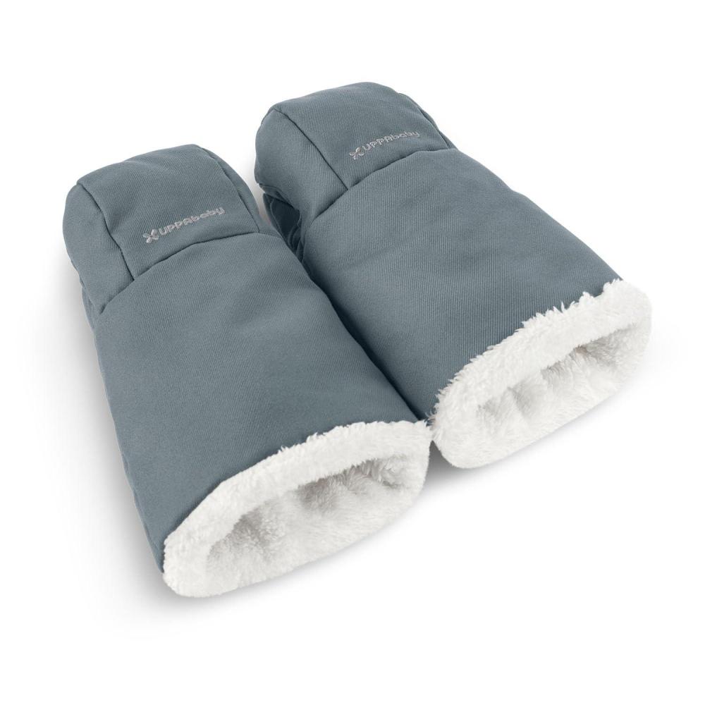 imageUPPAbaby CozyHandmuff  Easily Attaches to Stroller Handlebars  UltraPlush WeatherProof Hand Protection  Callum Stone BlueCallum Stone Blue