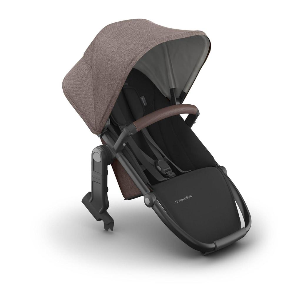 imageUPPAbaby RumbleSeat V3 Second Lower Seat  Compatible with Vista V2 and Vista V3  AllWeather Seat  Magnetic Buckle  Adapters Included  Jake CharcoalCarbon FrameBlack LeatherOwen Mocha MelangeCarbon FrameChestnut Leather