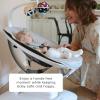 image4moms MamaRoo MultiMotion Baby Swing in Classic Grey with Plush Infant Insert Dark GreySwing  Plush Fabric
