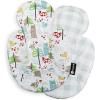 image4moms RockaRoo and MamaRoo Infant Insert Machine Washable Cool Mesh Fabric Reversible Design MintLittle Forest