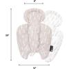 image4moms RockaRoo and MamaRoo Infant Insert Machine Washable Cool Mesh Fabric Reversible Design MintSand