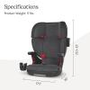 imageUPPAbaby Alta V2 High Back Booster SeatSevenPosition Active Support Headrest for Growing ChildrenSecureFit Integrated Belt Guide  PositionerCup Holder IncludedGreyson Grey MlangeCharcoal Mlange