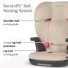 imageUPPAbaby Alta V2 High Back Booster SeatSevenPosition Active Support Headrest for Growing ChildrenSecureFit Integrated Belt Guide  PositionerCup Holder IncludedGreyson Grey MlangeAlmond Mlange