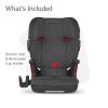 imageUPPAbaby Alta V2 High Back Booster SeatSevenPosition Active Support Headrest for Growing ChildrenSecureFit Integrated Belt Guide  PositionerCup Holder IncludedGreyson Grey MlangeCharcoal Mlange