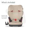 imageUPPAbaby Alta V2 High Back Booster SeatSevenPosition Active Support Headrest for Growing ChildrenSecureFit Integrated Belt Guide  PositionerCup Holder IncludedGreyson Grey MlangeAlmond Mlange