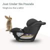 imageUPPAbaby Aria Lightweight Infant Car SeatJust Under 6 lbs for Easy PortabilityBase with Load Leg  Infant Insert IncludedDirect Stroller AttachmentGreyson Charcoal MlangeSaddle LeatherJake