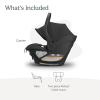 imageUPPAbaby Aria Lightweight Infant Car SeatJust Under 6 lbs for Easy PortabilityBase with Load Leg  Infant Insert IncludedDirect Stroller AttachmentGreyson Charcoal MlangeSaddle LeatherJake