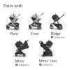 imageUPPAbaby Aria V2 Lightweight Infant Car Seat  Just Under 6 lbs  Base with Load Leg  Infant Insert  AllWeather FootCover Included  Direct Stroller Attachment  Declan Oat MlangeDeclan Oat Mlange