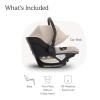 imageUPPAbaby Aria V2 Lightweight Infant Car Seat  Just Under 6 lbs  Base with Load Leg  Infant Insert  AllWeather FootCover Included  Direct Stroller Attachment  Declan Oat MlangeDeclan Oat Mlange