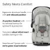 imageUPPAbaby Aria V2 Lightweight Infant Car Seat  Just Under 6 lbs  Base with Load Leg  Infant Insert  AllWeather FootCover Included  Direct Stroller Attachment  Declan Oat MlangeSavannah Pearl Grey Mlange