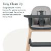 imageUPPAbaby Ciro High Chair  Cushion Accessory Bundle Sleek EasytoClean Design PerfectFit Tray to Bring Baby to Table Plush Cushion for Added Comfort Machine Washable Fabric  Jake Charcoal