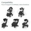 imageUPPAbaby CozyGanoosh Footmuff  Easily Attaches to UPPAbaby Strollers  RumbleSeat  UltraPlush WeatherProof  Winter Stroller Cover  Callum Stone BlueCallum