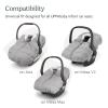 imageUPPAbaby CozyGanoosh for Aria and Mesa Infant Car Seat CarriersUltraPlush WeatherProofCharcoalCharcoal
