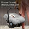 imageUPPAbaby CozyGanoosh for Aria and Mesa Infant Car Seat CarriersUltraPlush WeatherProofCharcoalCharcoal