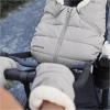 imageUPPAbaby CozyHandmuff  Easily Attaches to Stroller Handlebars  UltraPlush WeatherProof Hand Protection  Callum Stone BlueBryce White Marl