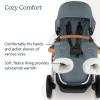imageUPPAbaby CozyHandmuff  Easily Attaches to Stroller Handlebars  UltraPlush WeatherProof Hand Protection  Callum Stone BlueCallum Stone Blue