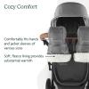 imageUPPAbaby CozyHandmuff  Easily Attaches to Stroller Handlebars  UltraPlush WeatherProof Hand Protection  Callum Stone BlueGreyson Charcoal Mlange