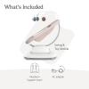imageUPPAbaby Mamaroo Smart Swing  Customizable Soothing Modes with MotionSync Technology  Infant Recline  Bluetooth Enabled  Included Newborn Insert  Charlie Sand MlangeCharlie Sand Mlange